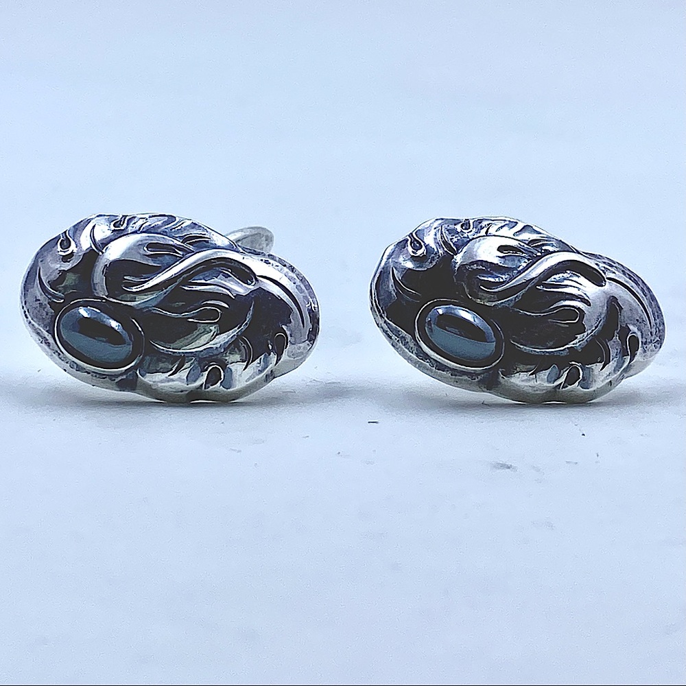 GEORG JENSEN Sterling #10 Cufflinks